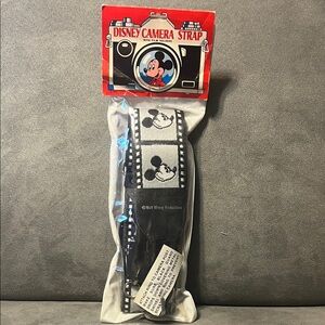 Disney Mickey Mouse Camera Strap - Black and White